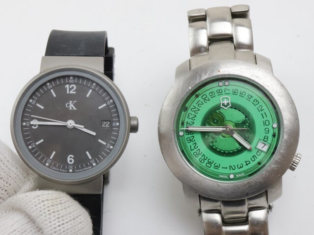 2405-539 スカーゲン 他 12本セット クオーツ式 腕時計 フォリフォリ イヴサンローラン マークジェイコブス ビクトリノックス_画像10