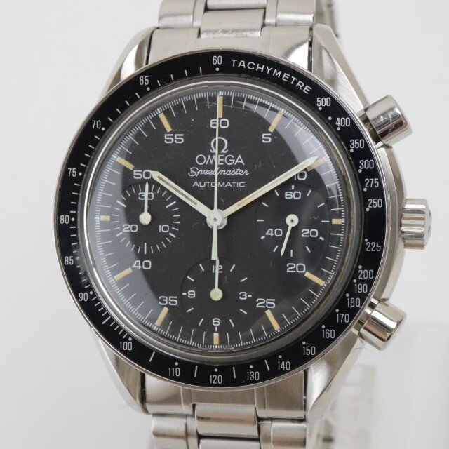 2404-684 オメガ オートマチック 腕時計 OMEGA 3510.50 スピードマスター クロノグラフ 黒文字盤 純正ブレス
