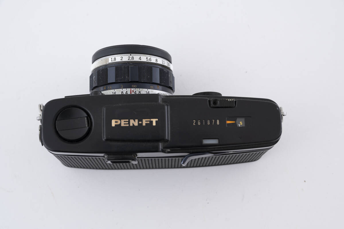 オリンパス OLYMPUS ペン PEN-FT F.Zuiko Auto-S 1:1.8 f=38mm 一眼レフ フィルムカメラ 単焦点レンズ ブラックの画像3