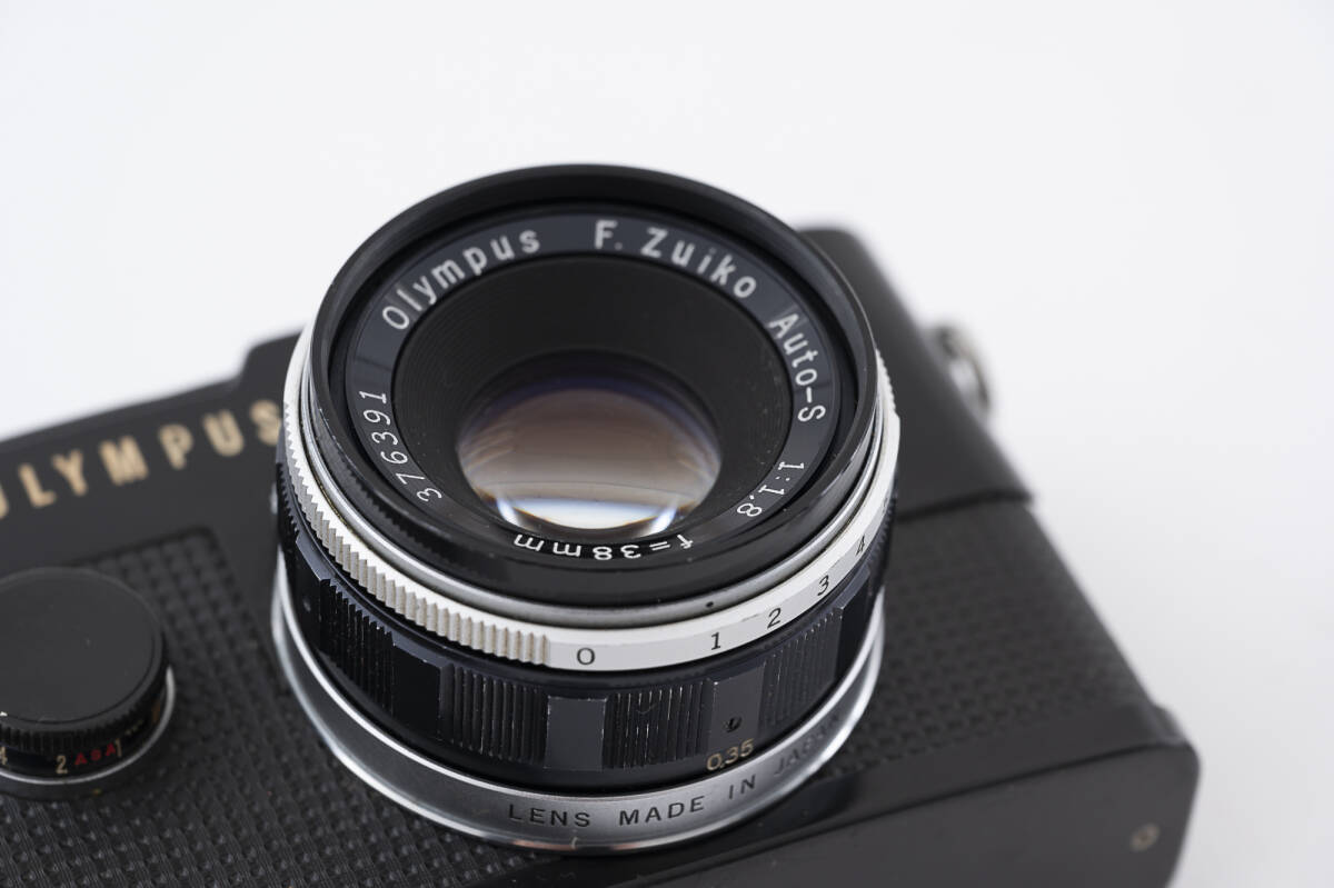オリンパス OLYMPUS ペン PEN-FT F.Zuiko Auto-S 1:1.8 f=38mm 一眼レフ フィルムカメラ 単焦点レンズ ブラックの画像6