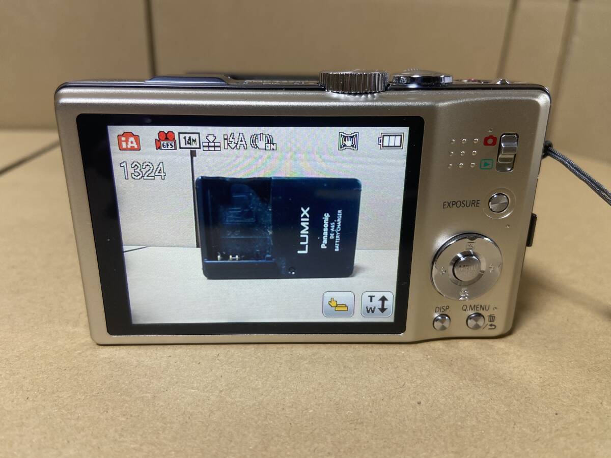 Panasonic LUMIX DMC-TZ20 デジタルカメラ 充電器 SDカード ケース付き 動作確認済_画像5