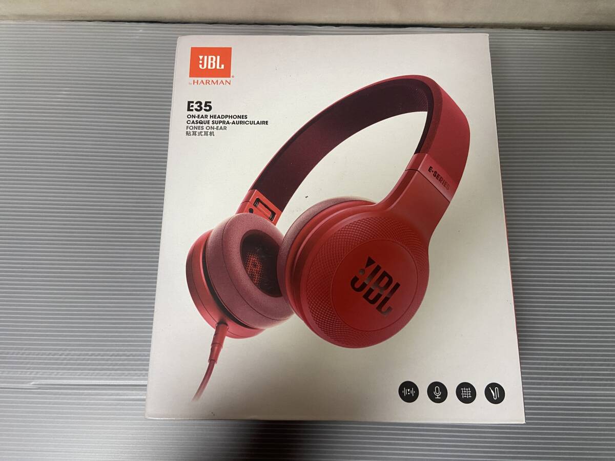  новый товар не использовался JBL наушники E35 красный 