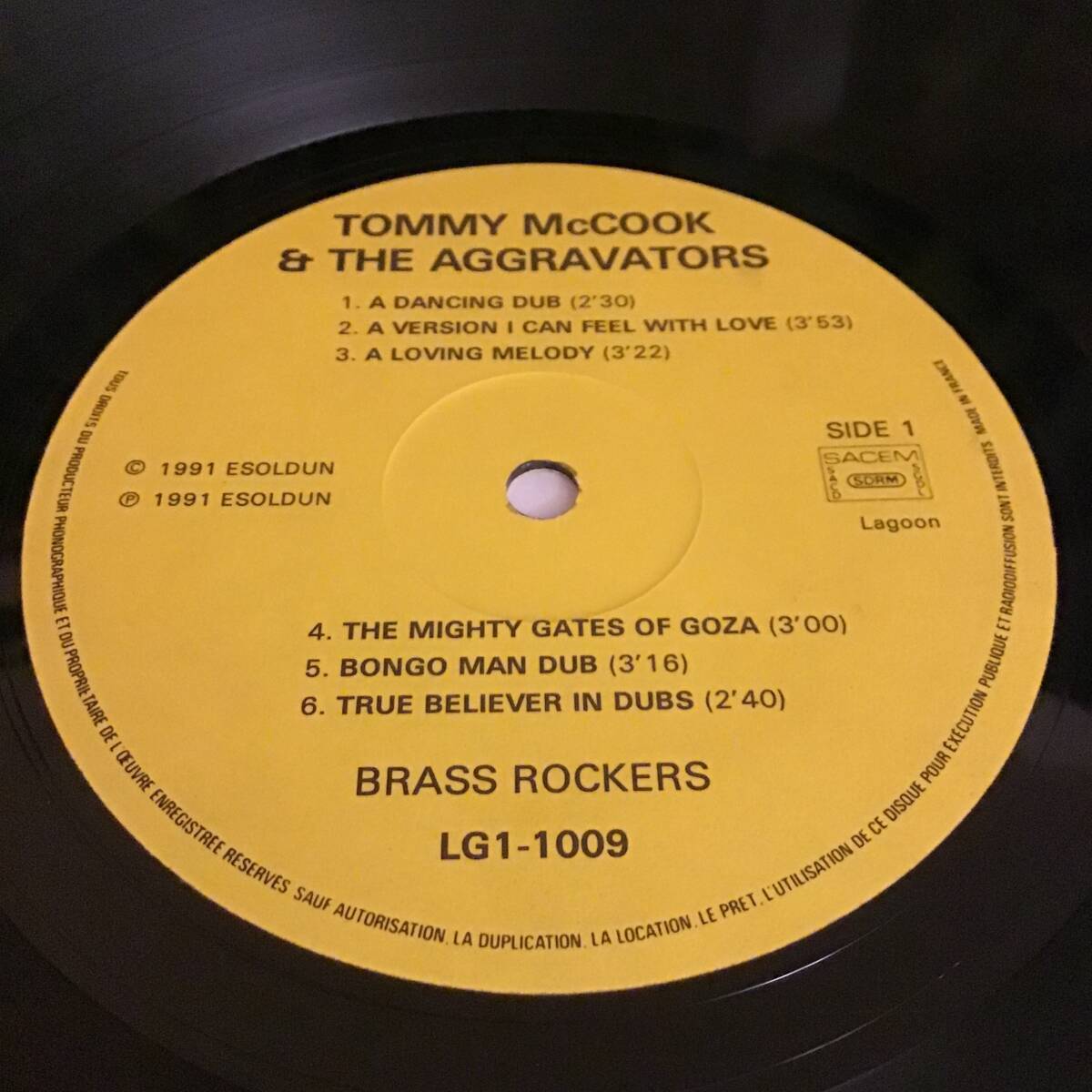 LP★TOMMY McCOOK AND THE AGGRAVATORS/BRASS ROCKERS/トミー・マクック/BUNNY LEE & KING TUBBY _画像4