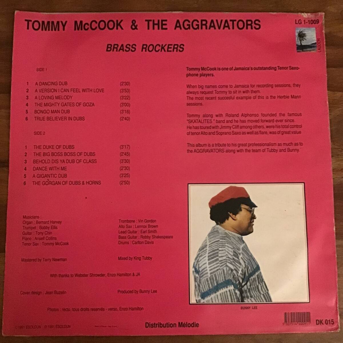 LP★TOMMY McCOOK AND THE AGGRAVATORS/BRASS ROCKERS/トミー・マクック/BUNNY LEE & KING TUBBY _画像2