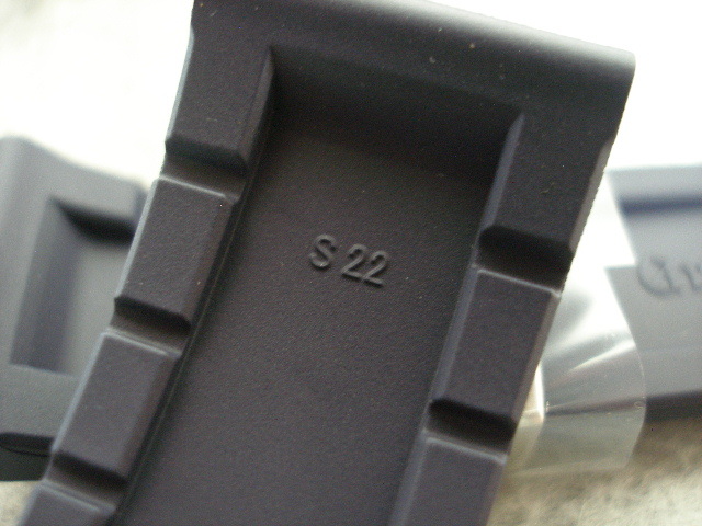 22mm　/ 【新品・未使用品】　GrandSeiko（ グランドセイコー ） /　ラバーベルト　Evolution 9　取付幅22mm　ネイビー（紺色）_画像8