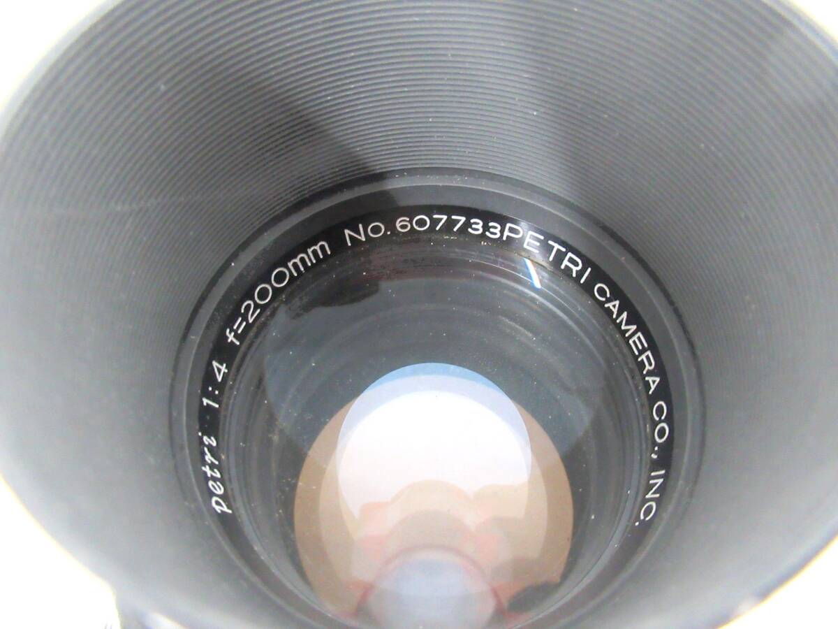 【PETRI】辰①28//PETRI3台まとめ/C.C Auto petri 1:1.8 f=55mm/他レンズ2本の画像8