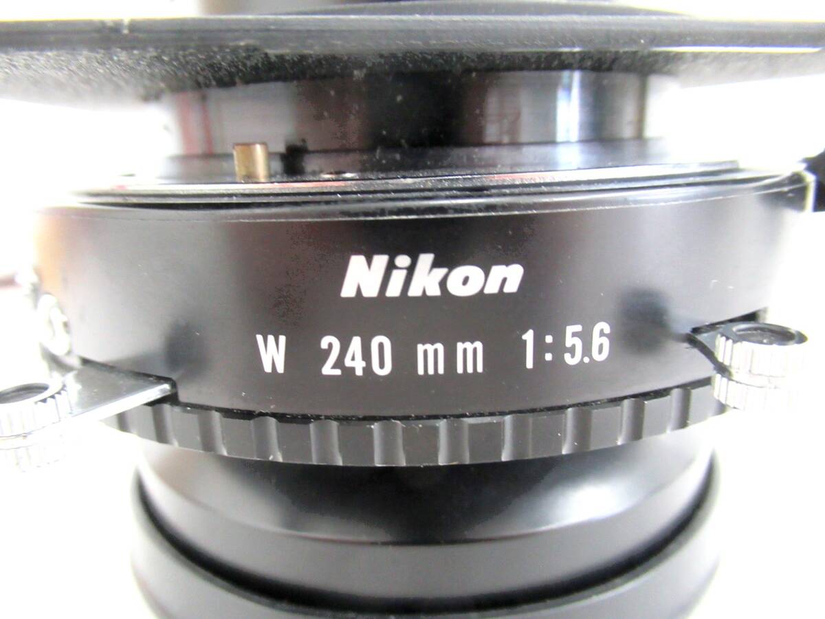 【Nikon/ニコン】卯④171//美品 NIKKOR-W 240mm 1:5.6の画像10