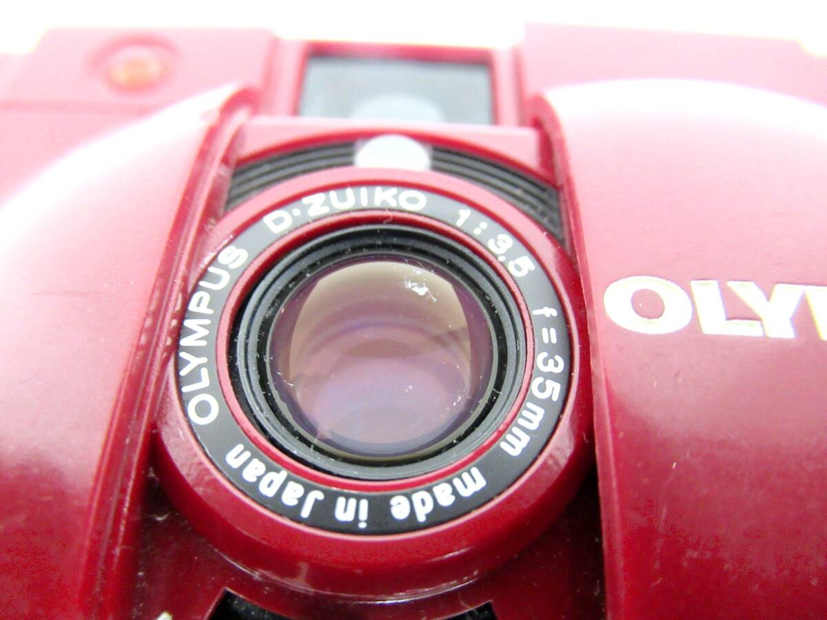 【OLYMPUS/オリンパス】辰②127//XA 2 D.Zuiko 35mm f3.5 / A11 赤 レッド コンパクト_画像3