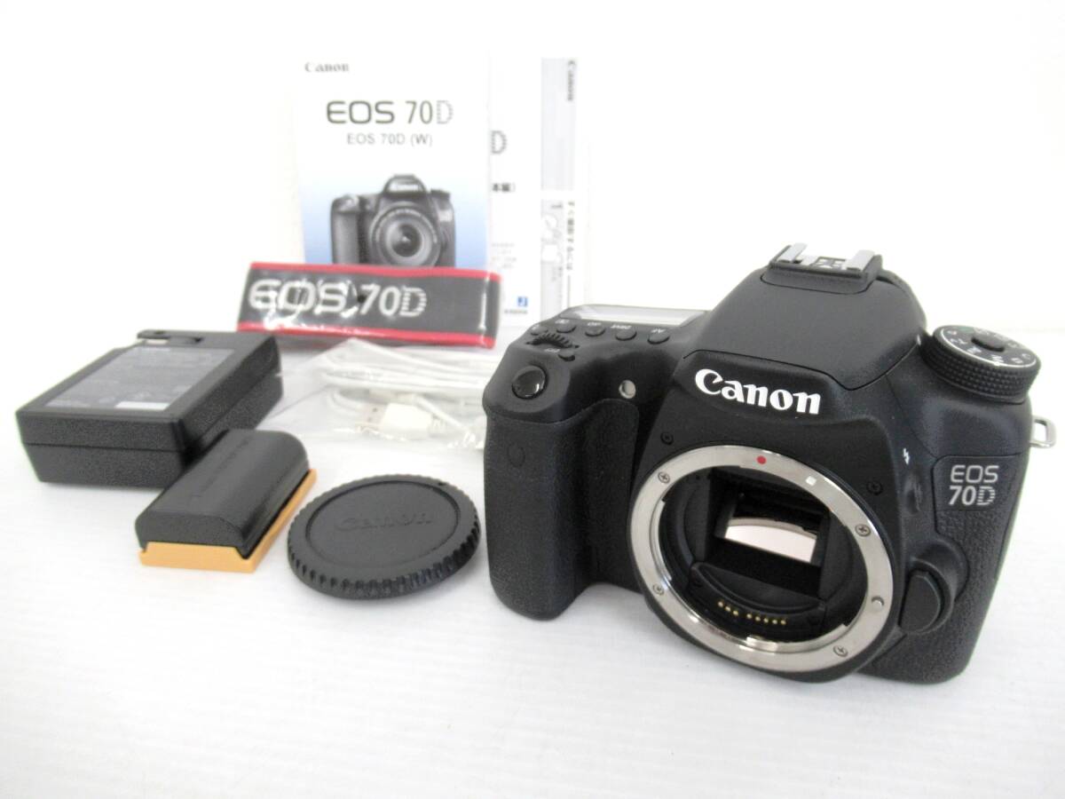 【Canon/キヤノン】辰②116//EOS 70D/バッテリー2個/充電器/説明書付き/美品_画像1