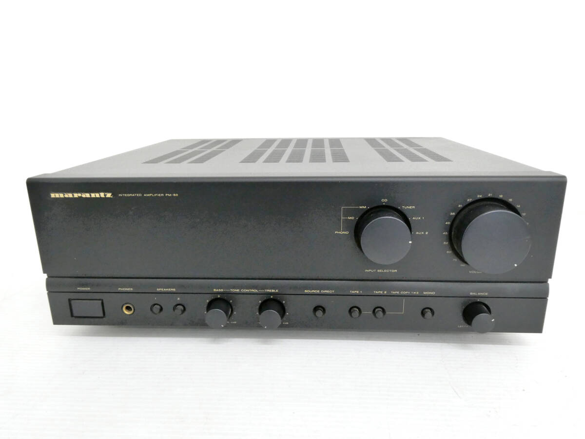 【marantz】辰②142//INTEGRATED AMPLIFIER/PM-50_画像2