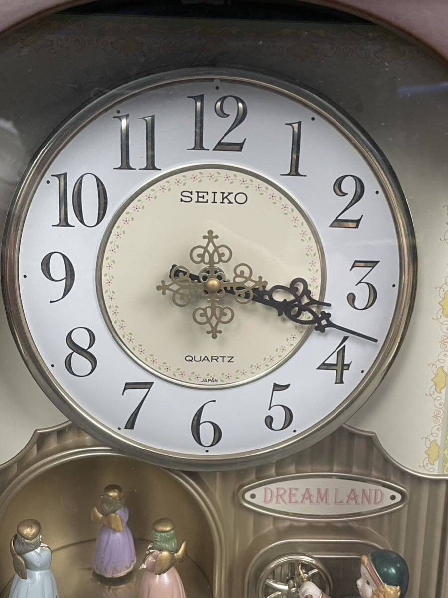  подлинный 871[SEIKO/ Seiko ]SEIKO QUARTZ из .. часы DREAM LAND Dream Land настольные часы интерьер 