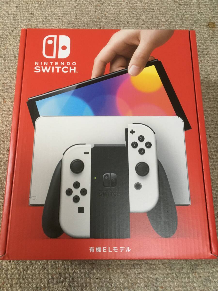 【新品未開封・送料無料】 スイッチ 本体 Nintendo Switch 本体 有機ELモデル Joy-Con（L）/（R） ホワイト_画像1