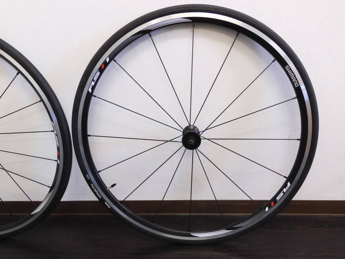  【未走行品】 shimano WH-RS11 700c アルミ クリンチャー ホイール 11sフリー リムブレーキ_画像3