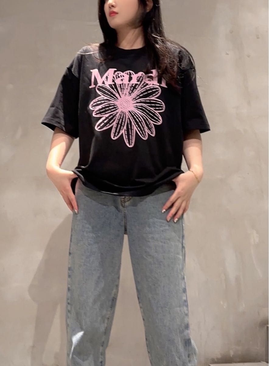 韓国 Mardi Mercrediマルディメクルディ Tシャツ　半袖　ブラック