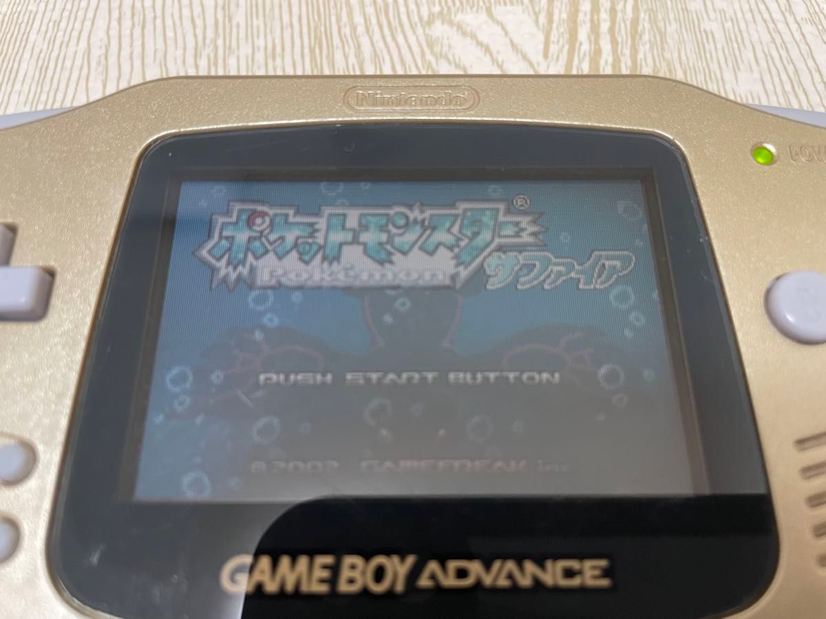 【動作確認済】ポケットモンスターサファイア　ゲームボーイアドバンス