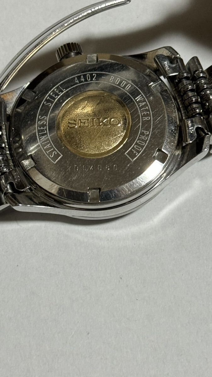SEIKO KING SEIKO 25 JEWELS セイコー 腕時計 自動巻き 4402-8000 メダリオン SWリューズ デイト_画像5