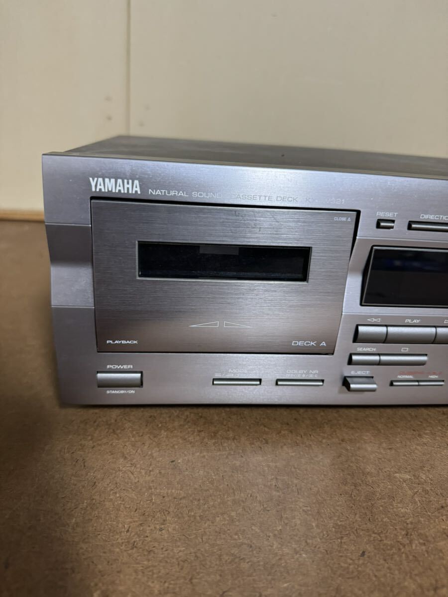 YAMAHA KX-W321 カセットデッキ 音響機器 オーディオ機器 _画像2