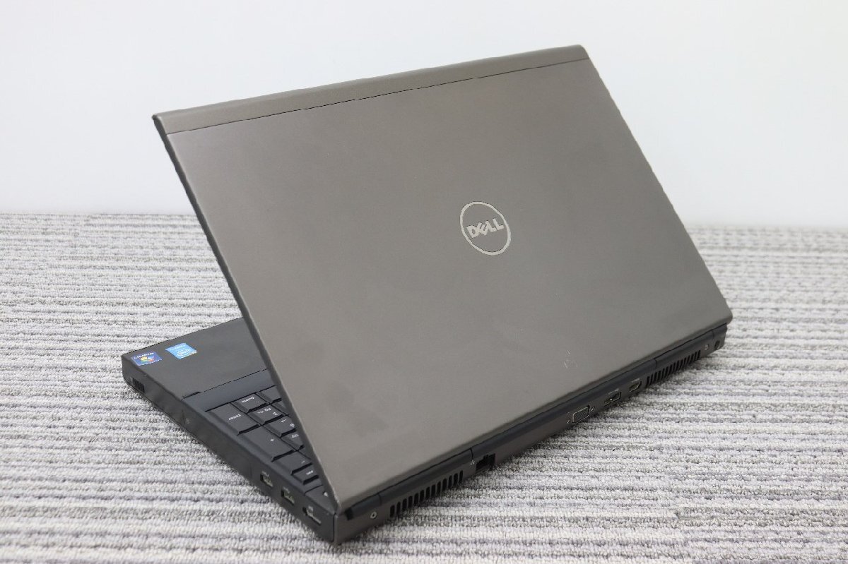 N【ジャンク品】DELL / Precision M4800 /CPU：core i7-4810MQ@2.80GHz / メモリ：8GB / HDD：500GB_画像3