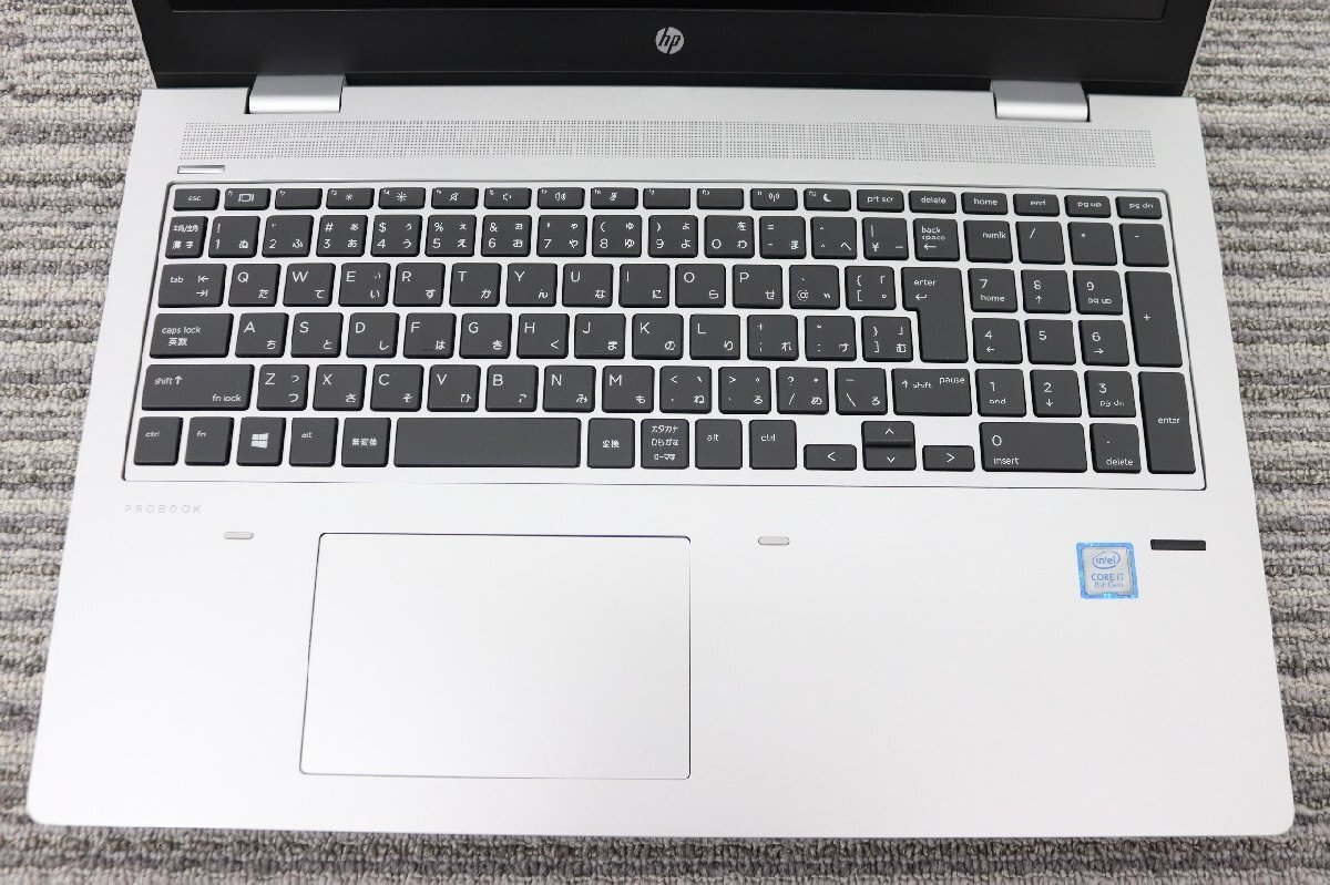 N【ジャンク】HP / ProBook 650 G4 / CPU：core i7-8550U@1.80GHz / メモリ：16GB / SSD:無の画像3