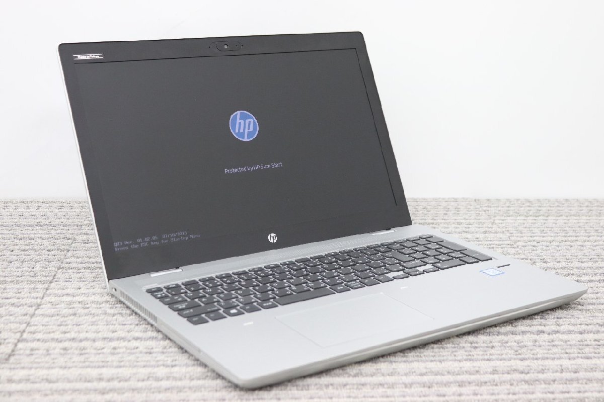 N【ジャンク】HP / ProBook 650 G4 / CPU：core i7-8550U@1.80GHz / メモリ：16GB / SSD:無の画像1