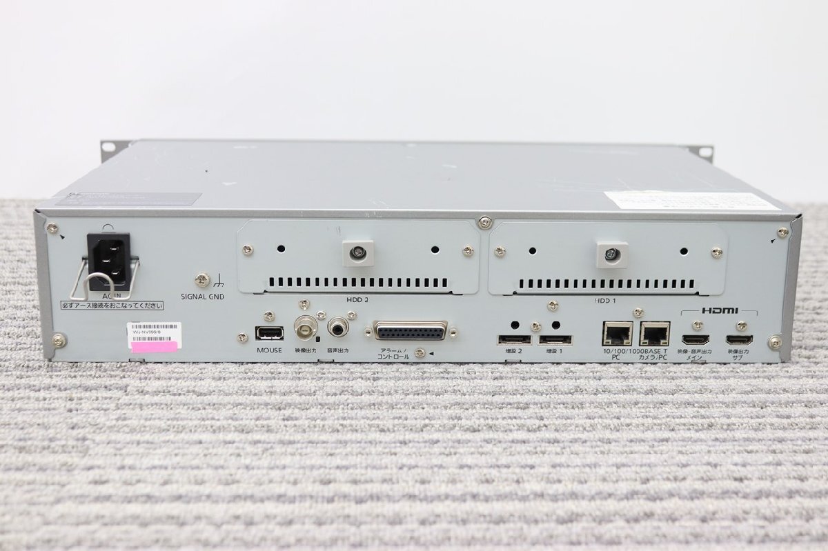 〇【ネットワークディスク】Panasonic WJ-NV300/8 4001GB×2 通電OK 初期化済_画像5