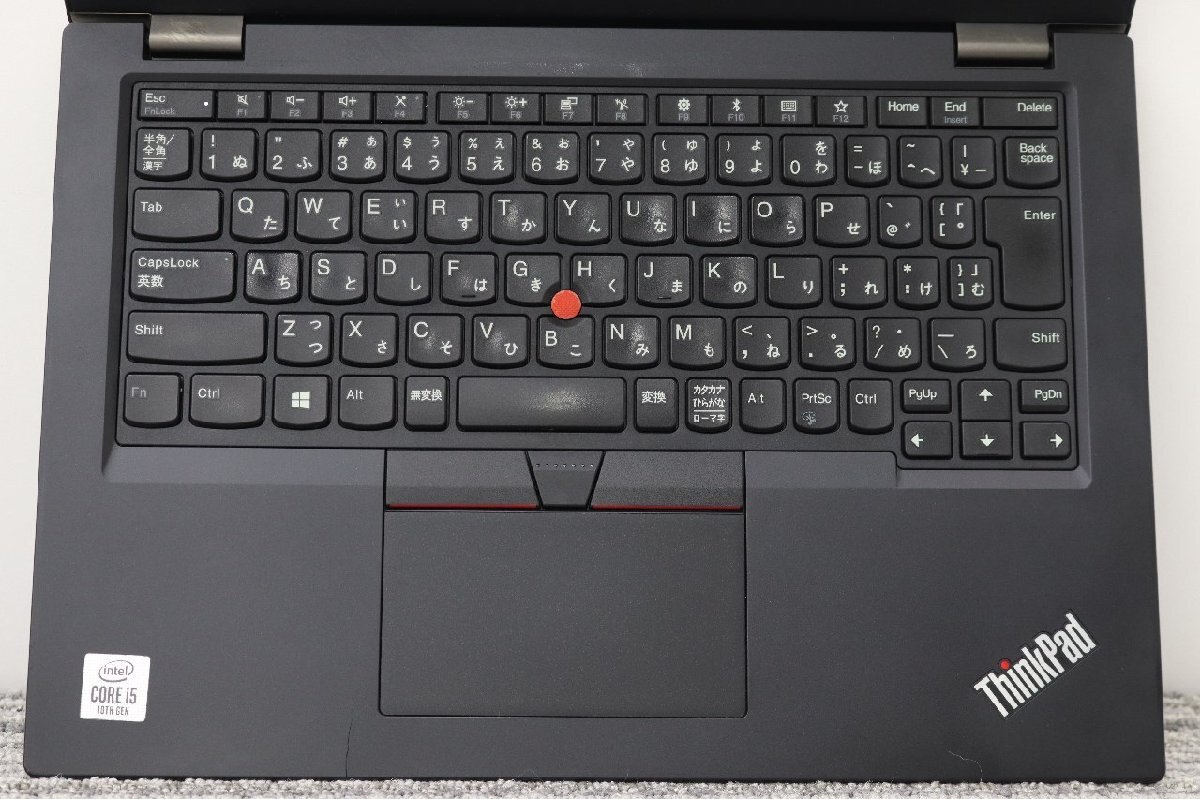 N1 jpy![*i5 no. 10 generation *]LENOVO / ThinkPad L13 / CPU:core i5-10210U@1.60GHz / memory :8G / SSD:256G / Windows 11Pro