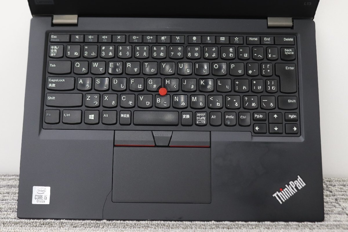 N1円♪【★i5第10世代★】LENOVO / ThinkPad L13 / CPU：core i5-10210U@1.60GHz / メモリ：8G / SSD：256G / Windows 11Pro_画像2