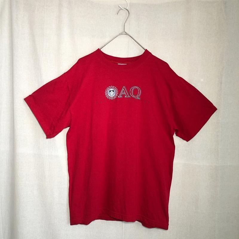 ＼Tシャツ／レッド　半袖　M　　海外　古着 　ゆったり　ビッグロゴ　プリント トップス　赤　