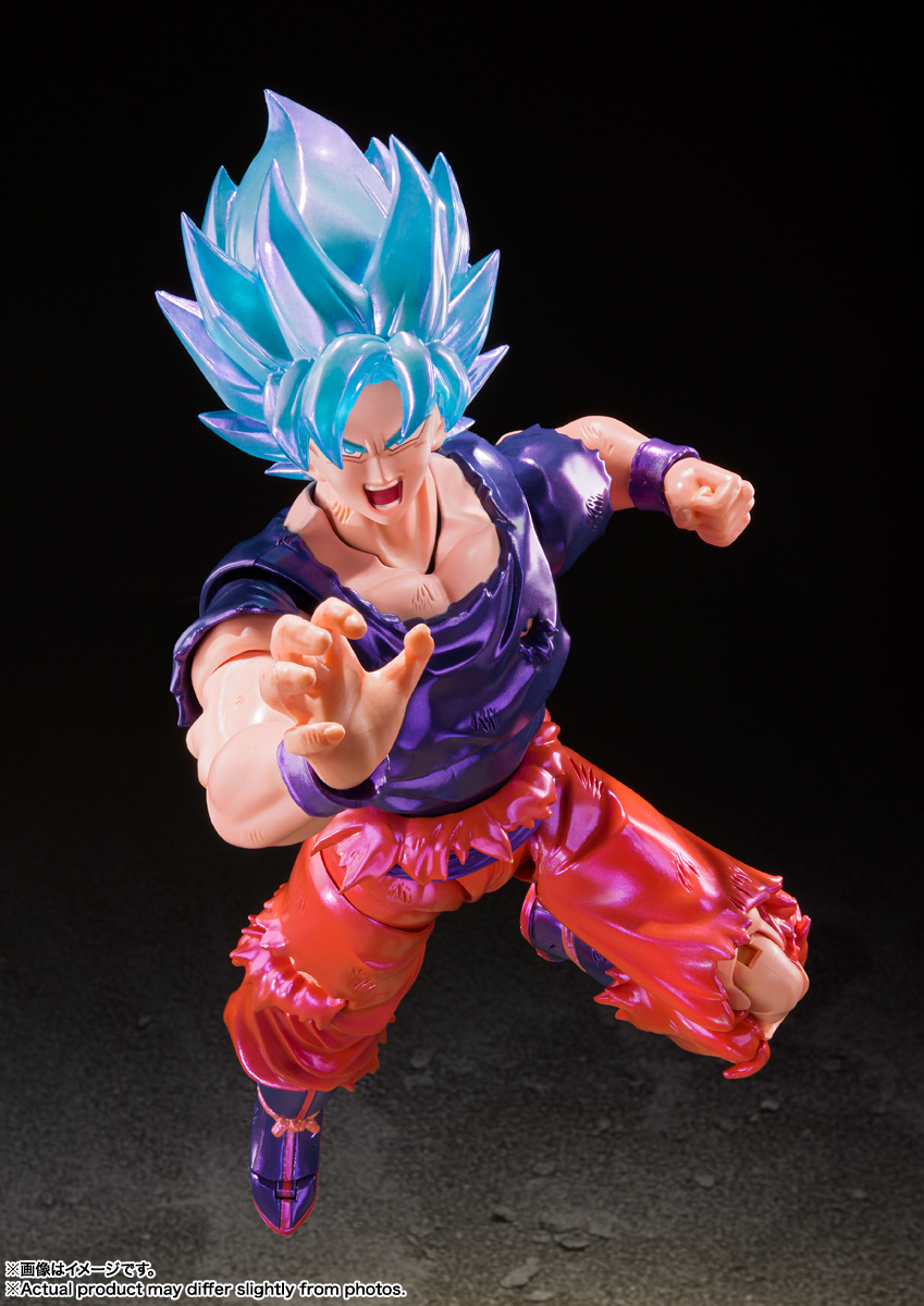 ◆ S.H.Figuarts スーパーサイヤ人ゴッドスーパーサイヤ人 孫悟空 界王拳 Vジャンプ特別 Ver. ◆ 応募者全員サービス ◆◆新品未開封品◆ _画像2