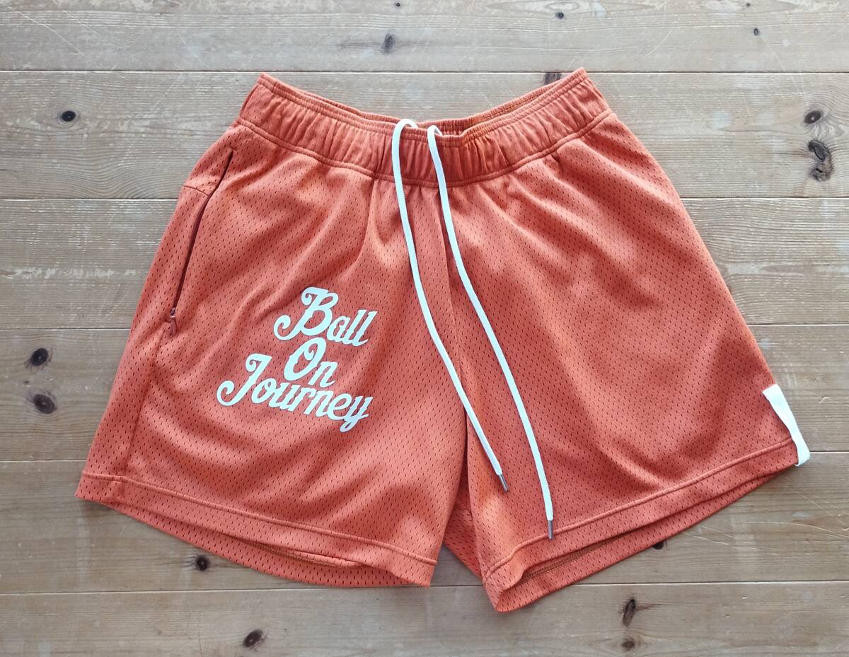 ボーラホリック ballaholic Ball On Journey Mesh Zip Shorts オレンジ Mの画像1