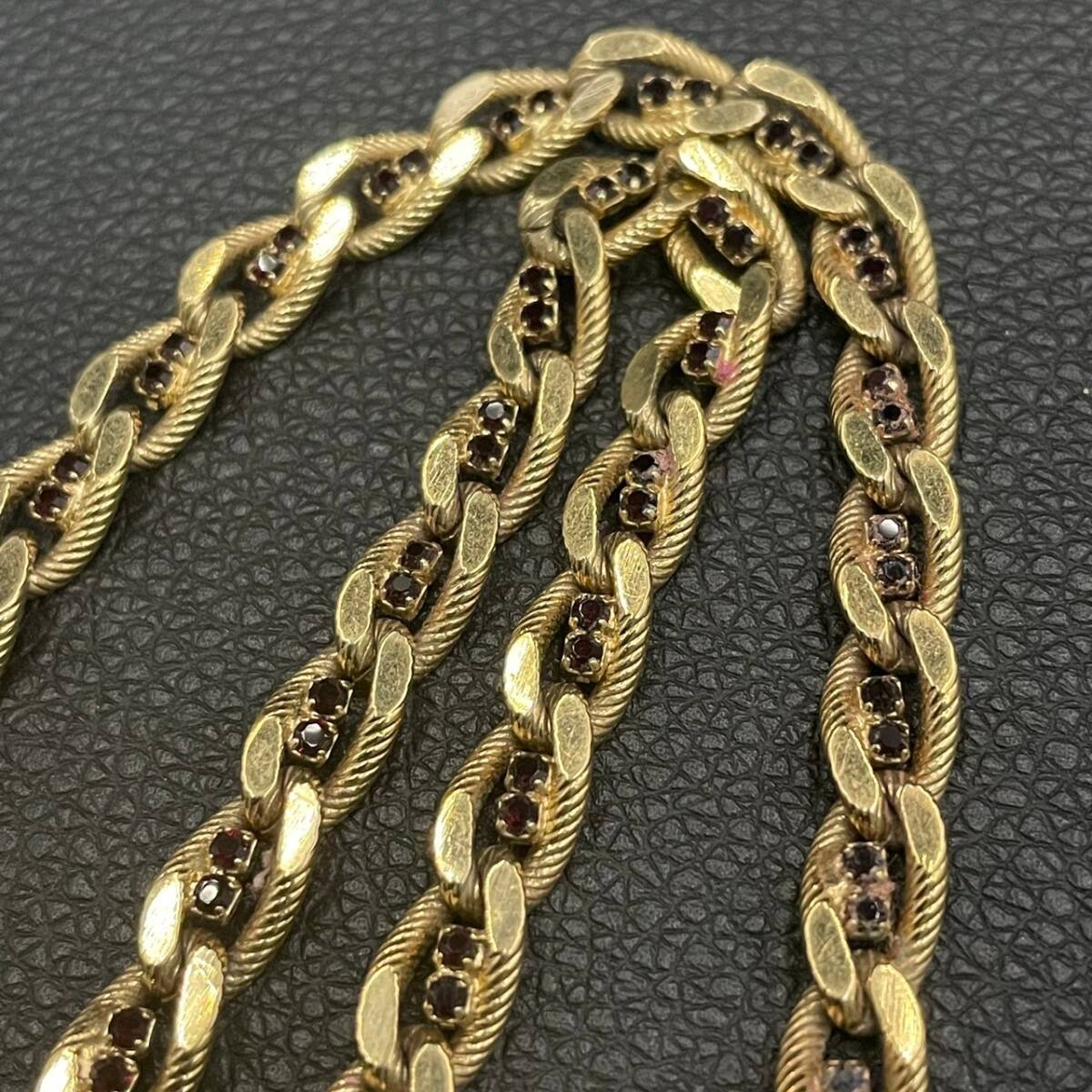 [ popular ]GIVENCHY /ji van si. necklace bracele Gold rhinestone accessory /CYB78-15