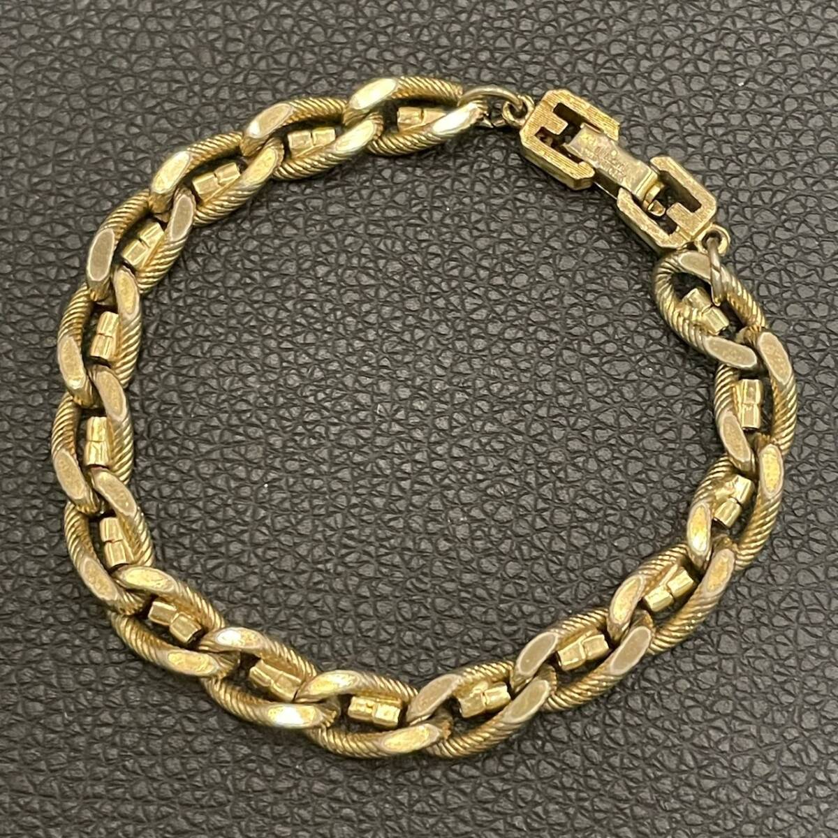 [ popular ]GIVENCHY /ji van si. necklace bracele Gold rhinestone accessory /CYB78-15