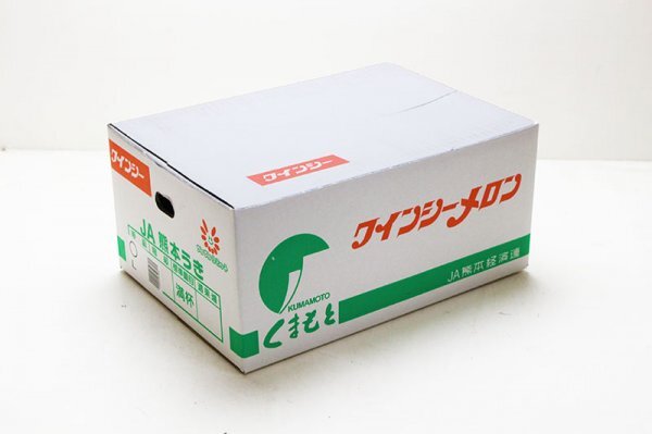 【限定1箱】熊本県産 クインシーメロン 赤肉 Lサイズ 6玉入 合計約4.5kg 1円スタート！_画像2
