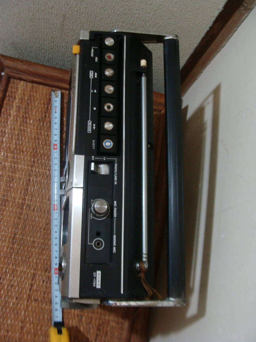ジャンク品 SONY ソニー CF-1700 ラジカセ ラジオカセットレコーダーの画像2
