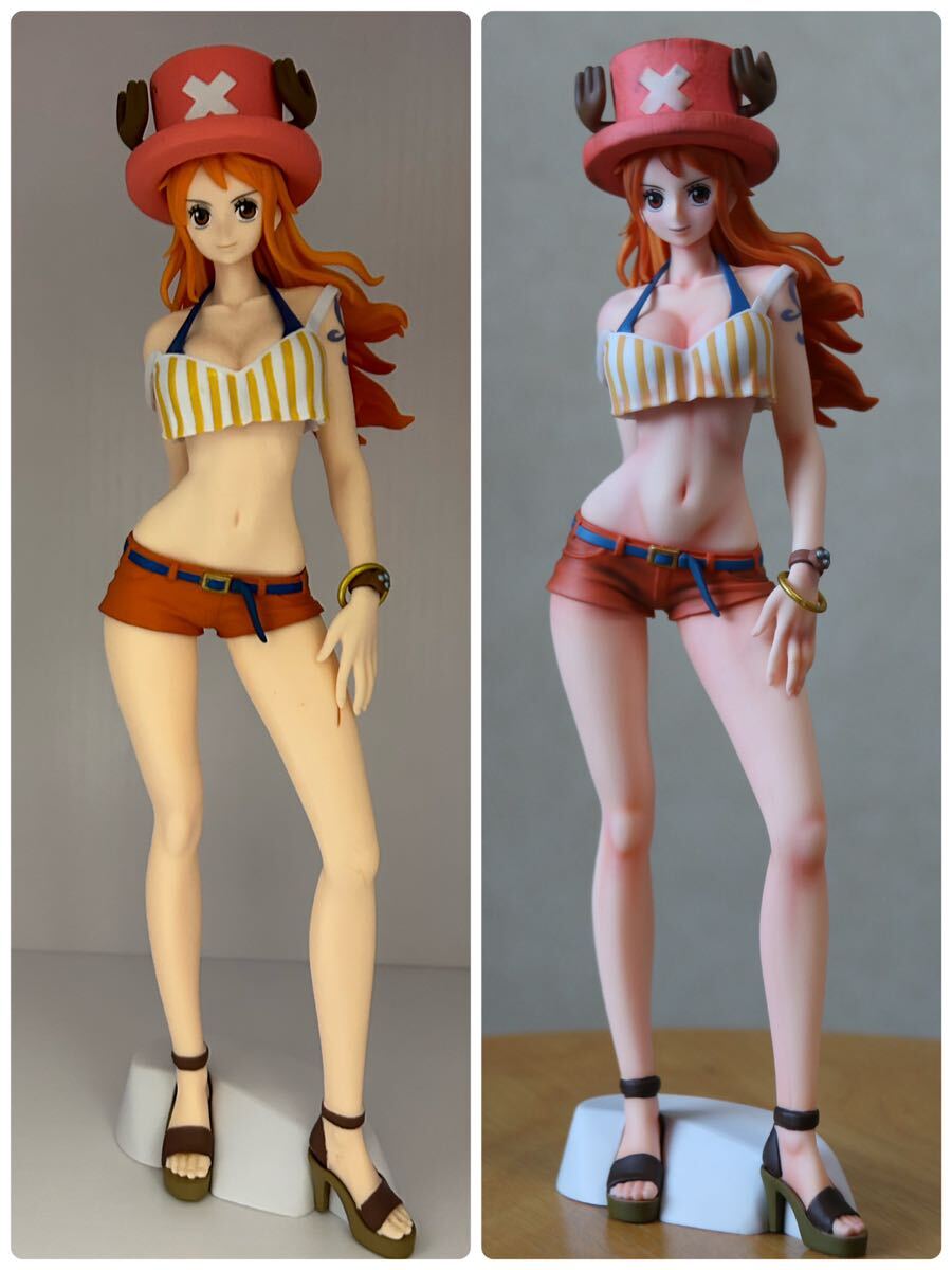 リペイントフィギュア ワンピース Sweet Style Pirates -NAMI - ナミ チョッパー帽子 フィギュア onepiece プライズの画像1