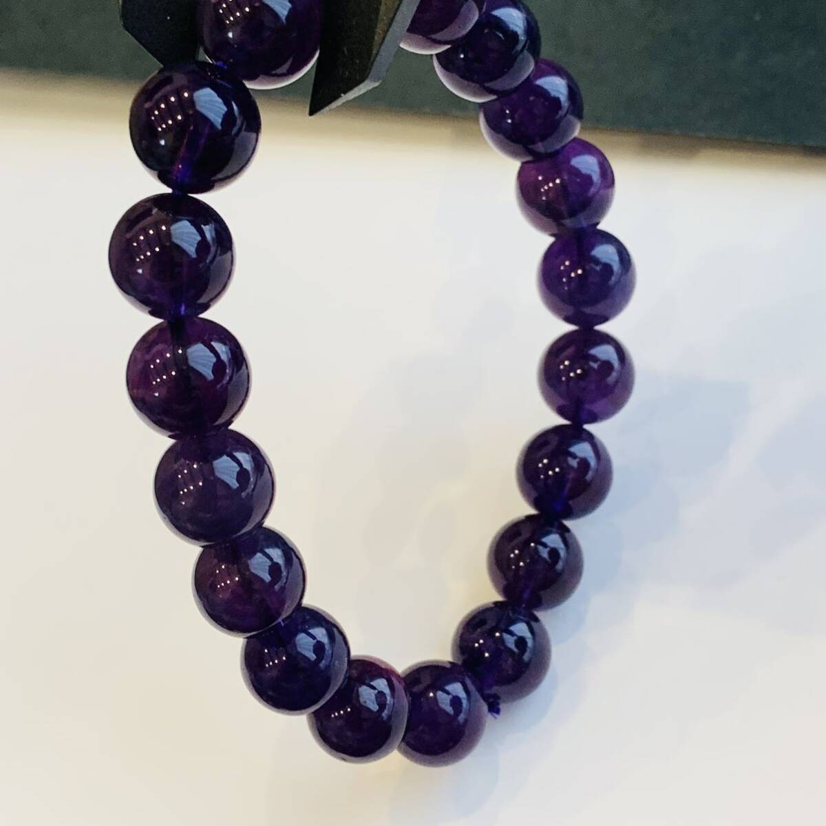 アメジスト　紫水晶　ブレスレット　天然石　パワーストーン　Y174_画像4