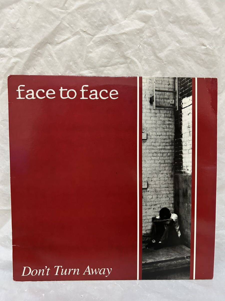 ◎W012◎LP レコード US盤 FACE TO FACE/Don’t Turn Away/FAT 515-1_画像1