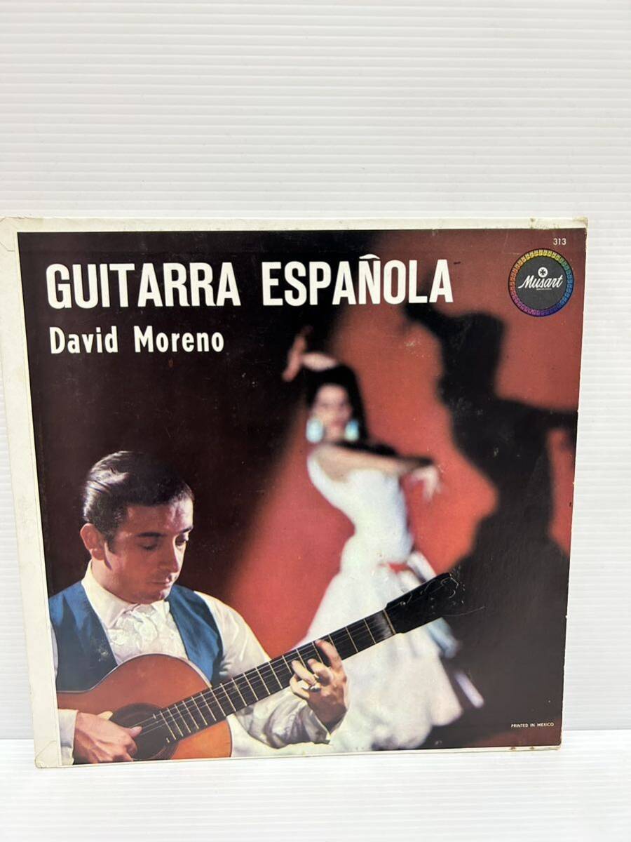 ◎W317◎LP レコード メキシコ盤 David Moreno/Guitarra Espaola/D-313/フラメンコ Flamenco_画像1