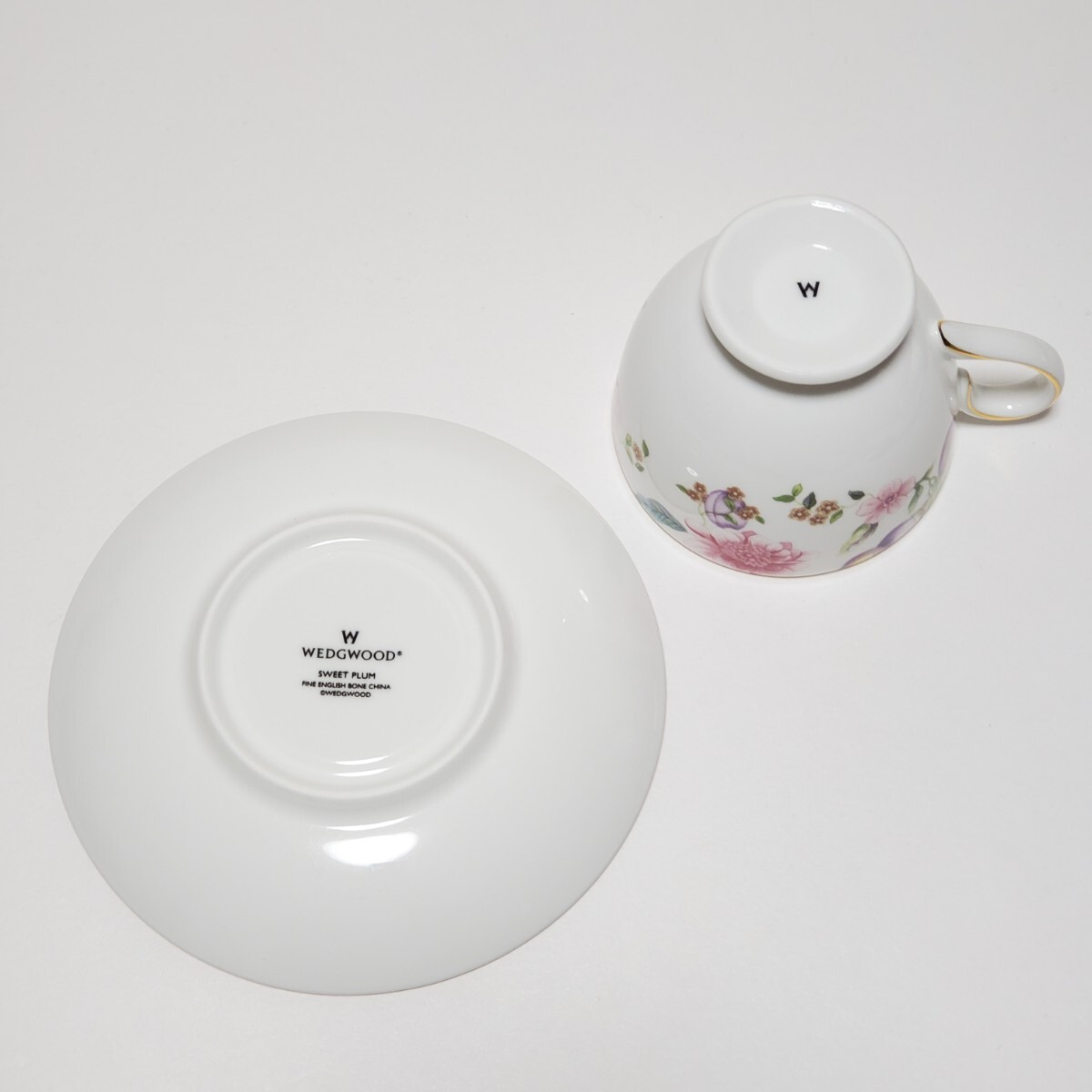 WEDGWOOD ウェッジウッド SWEET PLUM スウィート プラム カップ＆ソーサー 1客_画像3