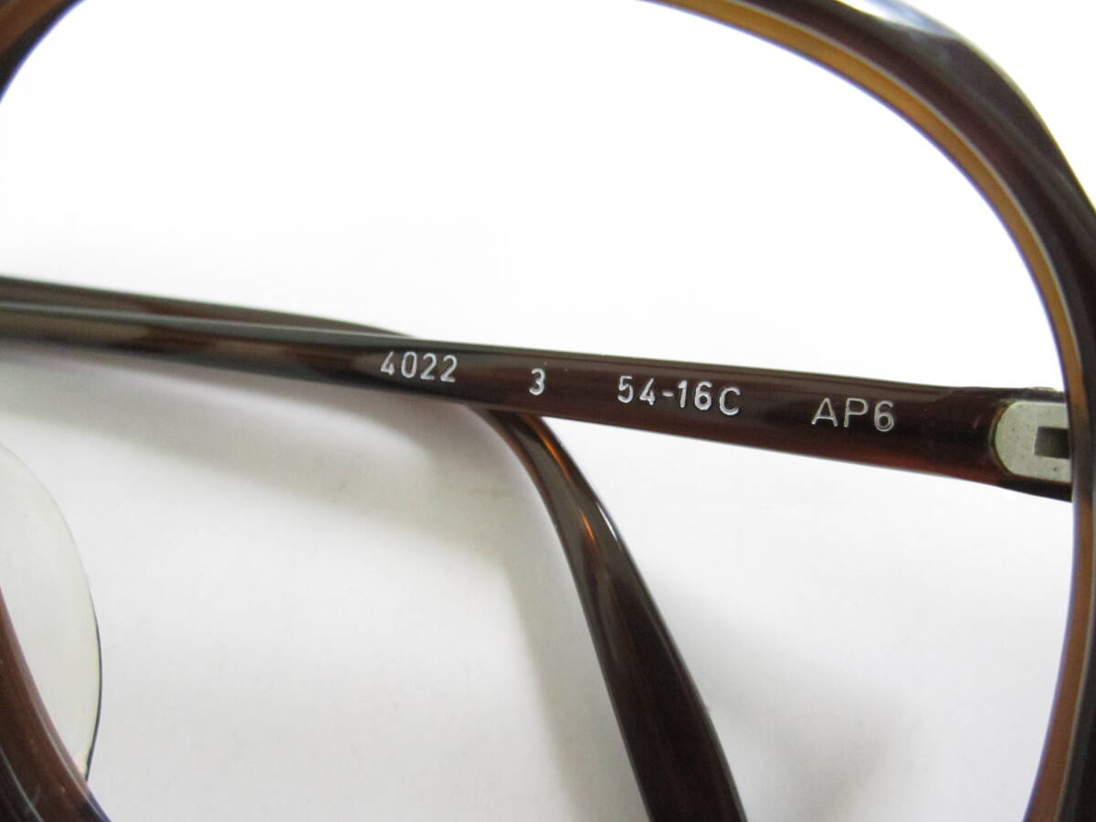 下◆タグ付き　デッドストック　ビンテージ　MARWITZ　YvesChantal　4022　3　54-16C　AP6　マルヴィッツ　眼鏡　未使用　保管品