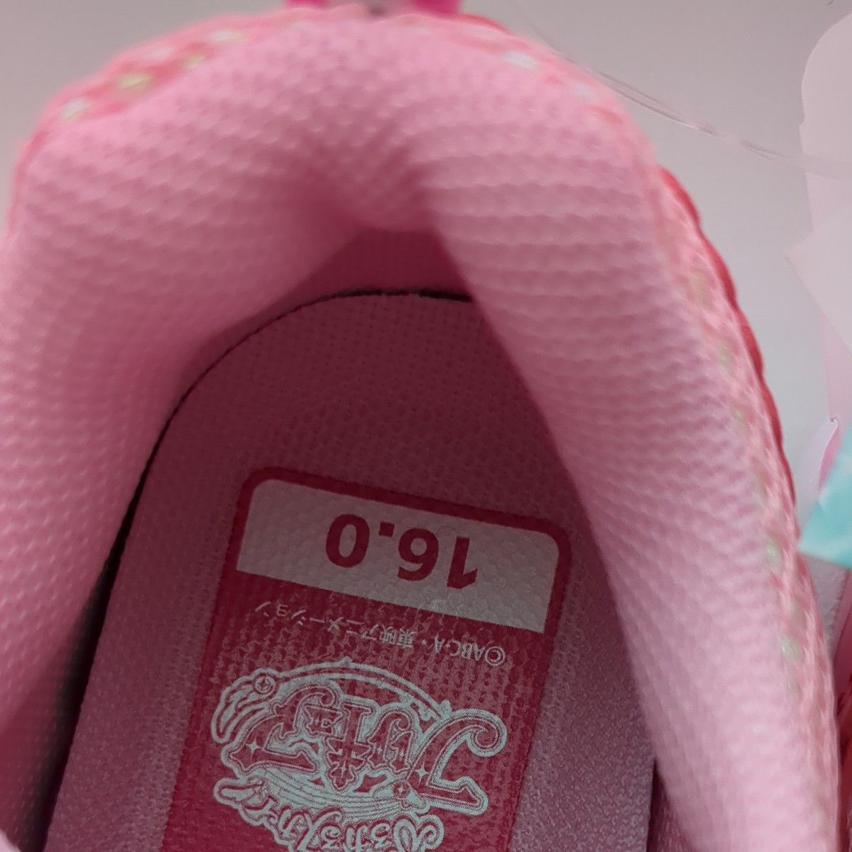 【新品】プリキュア スニーカー 靴 ひろがるスカイプリキュア 16cm ピンク 可愛い★タグ付き未使用