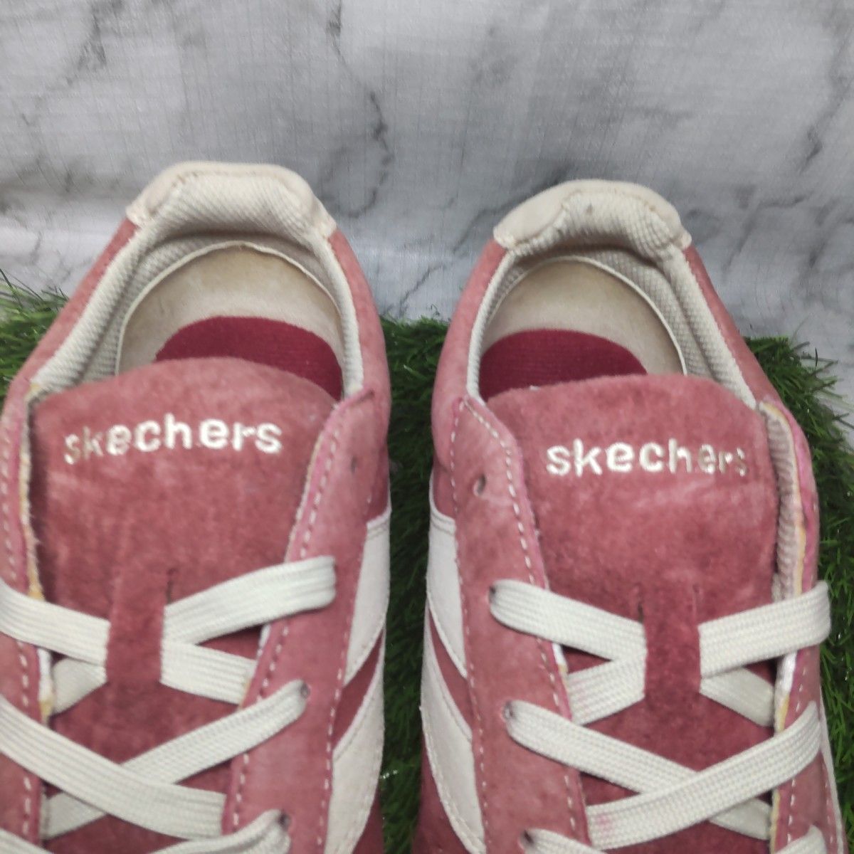 【SKECHERS】スケッチャーズ　24.0cm　桃