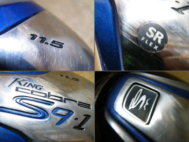 o品名o KING cobra キング コブラ S9.1 SR FLEX m SPEED TUNED TOUR AD S 9・1 ドライバー系?ゴルフクラブ♪GOLFスポーツ用品_画像4