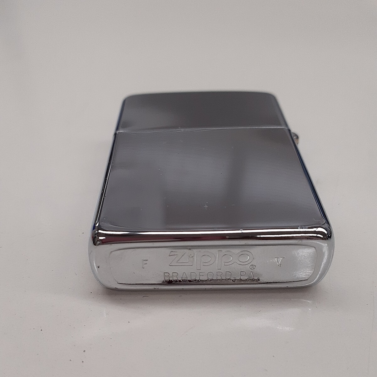 未使用 ZIPPO ジッポー オイルライター U.S.S. MIDWAY CV41 1989年製 ケース付き シルバー系 喫煙グッズ ま_画像7