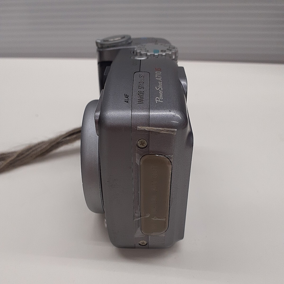 Canon キャノン PowerShot A710 IS コンパクトデジタルカメラ シルバー ソフトケース付き ジャンク品　ま_画像3