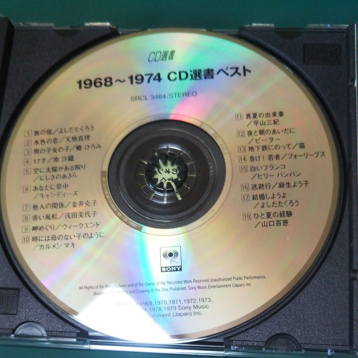 1968〜1974 ＣＤ選書BEST