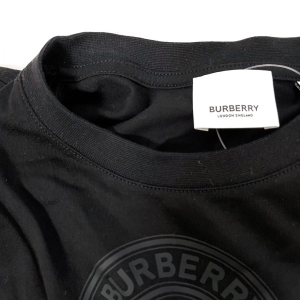 バーバリーロンドンイングランド BURBERRY LONDON ENGLAND 半袖Tシャツ サイズS 8036024 - 黒 レディース クルーネック 美品 トップス_画像7