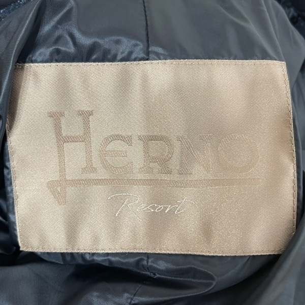 ヘルノ HERNO ダウンジャケット サイズ48 M - ダークネイビー メンズ 長袖/Resort/ジップアップ/冬 ジャケット_画像3