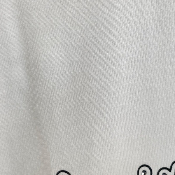 ウノ ピュ ウノ ウグァーレ トレ 1 piu 1 uguale 3 半袖Tシャツ サイズXL - 白×黒 メンズ クルーネック/ラインストーン トップス_画像6