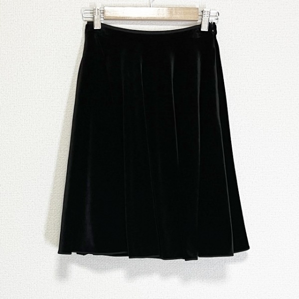 フォクシーニューヨーク FOXEY NEW YORK スカート サイズ40 M - 黒 レディース ひざ丈 美品 ボトムス_画像1
